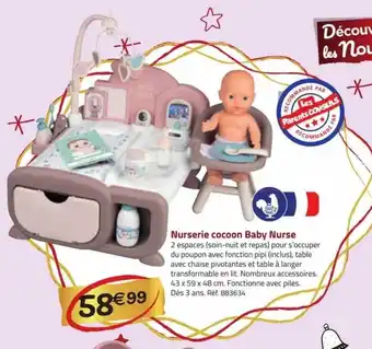 La Grande Récré Nurserie cocoon baby nurse offre