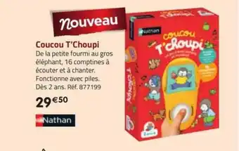 Coucou t'choupi nathan