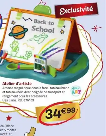 La Grande Récré Atelier d'artiste wooz art offre