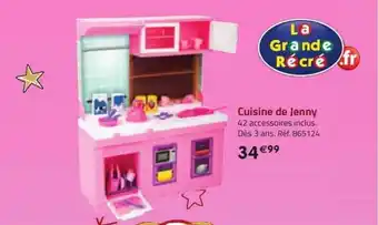 La Grande Récré Cuisine de jenny offre
