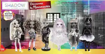 La Grande Récré Poupée shadow high offre