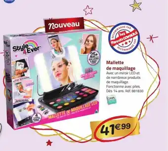 La Grande Récré Mallette de maquillage canal toys offre