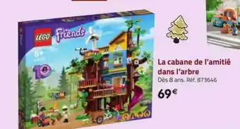 La Grande Récré La cabane de l'amitié dans l'arbre lego friends offre