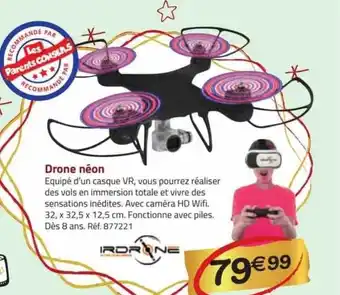 La Grande Récré Drone néon offre
