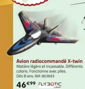 La Grande Récré Avion radiocommandé x-twin offre