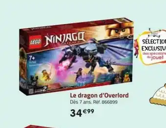 La Grande Récré Le dragon d'overlord lego ninjago offre