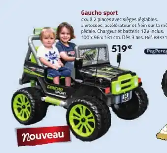 La Grande Récré Gaucho sport offre