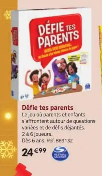 La Grande Récré Défie tes parents spin master offre