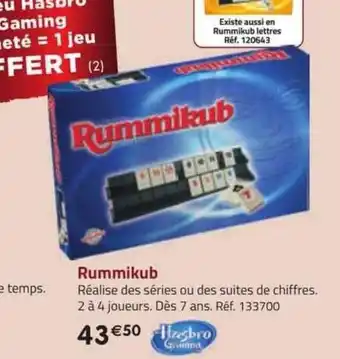 Rummikub hasbro gaming