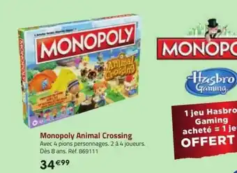 La Grande Récré Monopoly animal crossing hasbro gaming offre