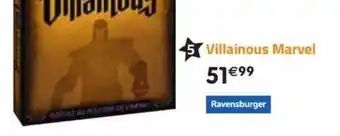La Grande Récré Villainous marvel ravensburger offre