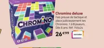 La Grande Récré Chromino deluxe asmode offre