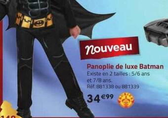 La Grande Récré Panoplie de luxe batman offre