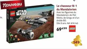 La Grande Récré Le chasseur n-1 du mandalorien lego star wars offre