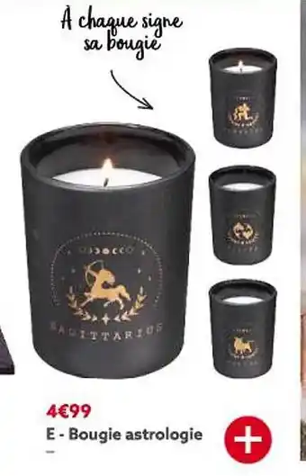 Gifi Bougie astrologie offre