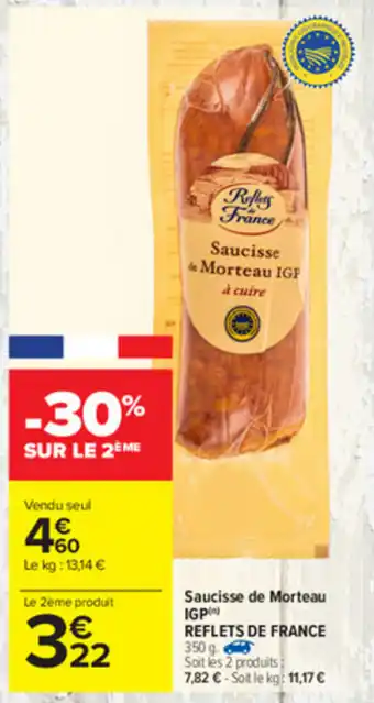Carrefour Saucisse de morteau offre