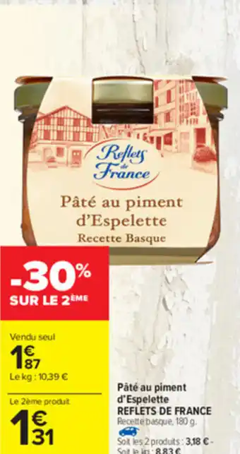 Carrefour Pate au piment d'espelette offre
