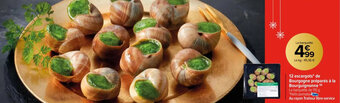 Carrefour 12 escargots de bourgogne préparés à la bourguignonne offre