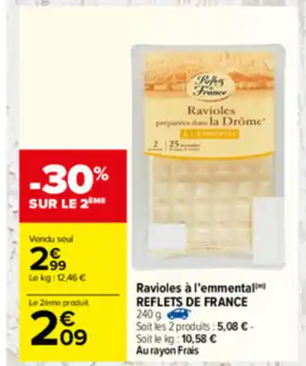 Carrefour Ravioles à l'emmental offre