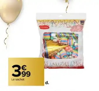 Sachet de cotillons