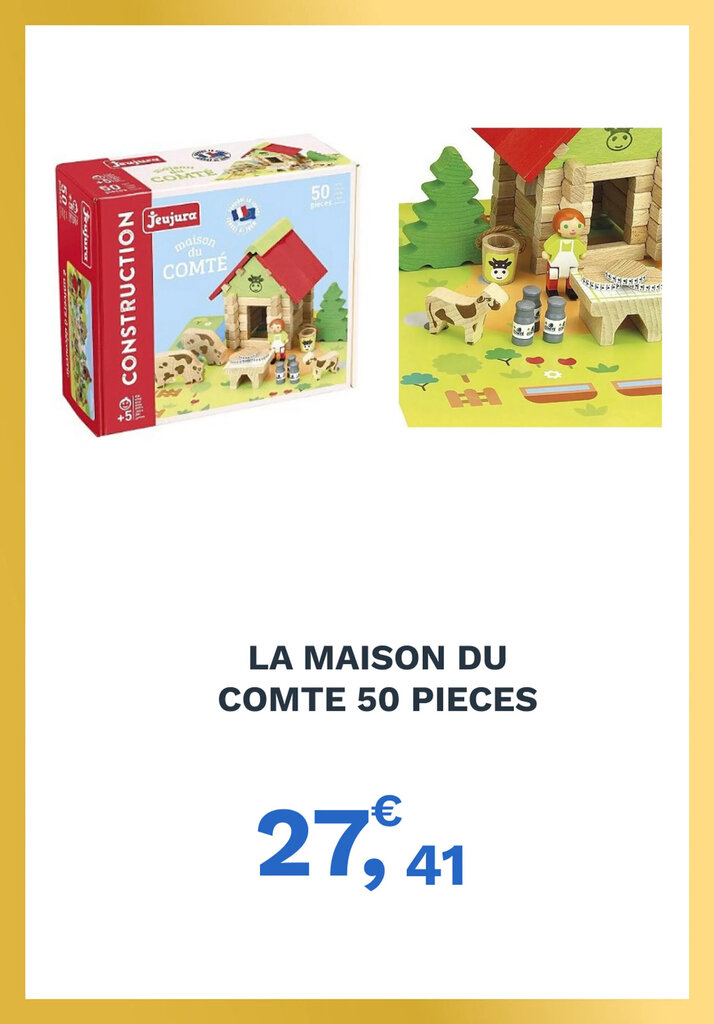 Promo La maison du comte 50 pieces chez E.Leclerc