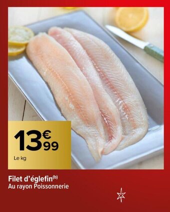 Carrefour Filet d'églefin offre