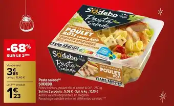 Carrefour Pasta salade SODEBO offre