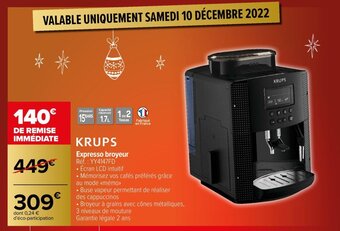 Carrefour Expresso broyeur offre
