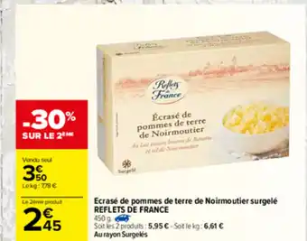 Carrefour Ecrasé de pomme de terre de noirmoutier Surgelé offre