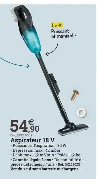 Aspirateur 18v