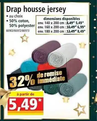 Norma Drap housse jersey offre
