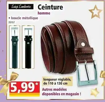 Norma Ceinture homme offre
