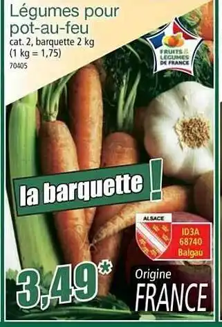 Norma Légumes pour pot-au-feu offre