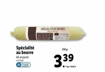 Lidl Spécialité au beurre offre