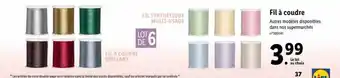Lidl Fil à coudre offre