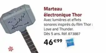 Marteau électronique thor hasbro