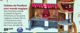 La Grande Récré Château de poudlard mini-monde magique spin master offre