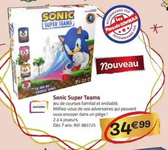 La Grande Récré Sonic super teams offre