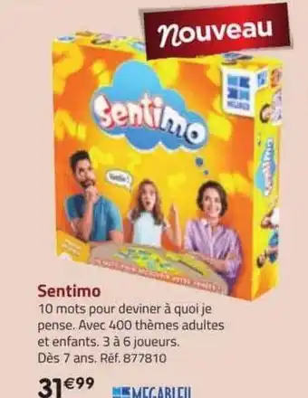 Sentimo megableu