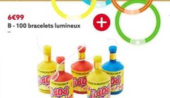 Gifi 100 bracelets lumineux offre