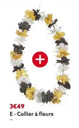 Gifi Collier à fleurs offre
