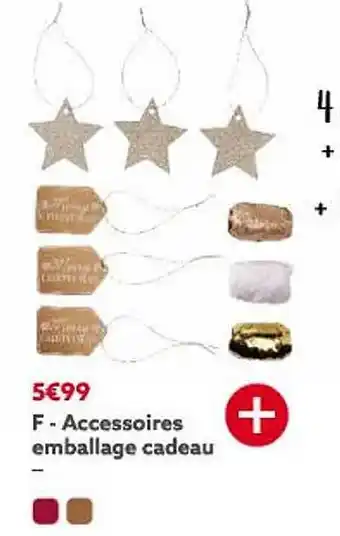 Gifi Accessoires emballage cadeau offre