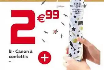 Canon à confettis