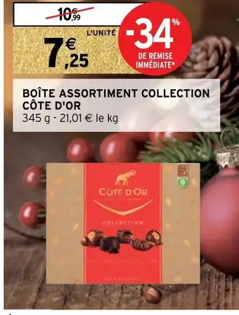 Intermarché Boite Assortiment Collection Cote d'Or offre