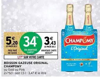 Intermarché Boisson Gazeuse Original Champomy offre