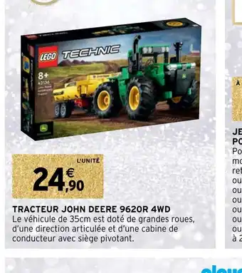 Intermarché Tracteur John Deere 962OR 4WD offre