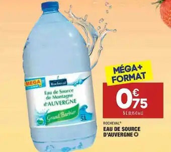 ALDI Eau De Source D'auvergne Rocheval offre