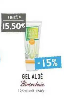 Naturalia Gel Aloé Biotechnie offre