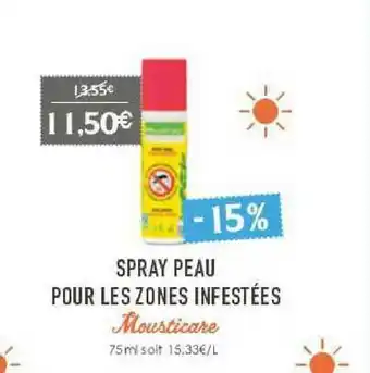 Spray Peau Pour Les Zones Infestées Mousticare