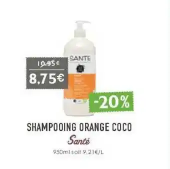 Shampooing Orange Coco Santé